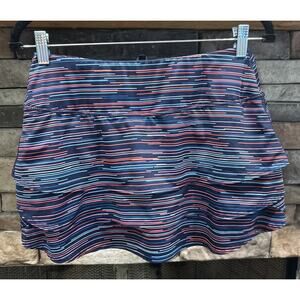 Women’s ATHLETA Tiered Multi Color Swagger Tennis Skort Size S *B4